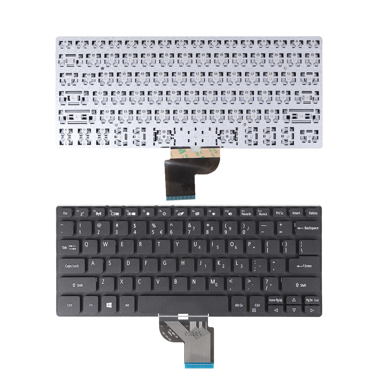 Picture of New Replacement Laptop Keyboard For ACER SPIN 1 SP111-32N SP111-34N QWERTY BLACK (without foil NON-BACKLIT WIN8) US Layout